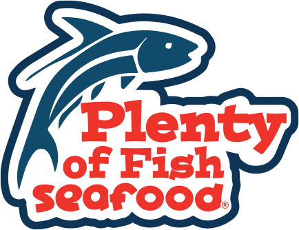 Plenty of fish seafood logo